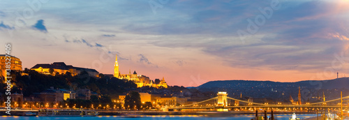 Budapest night panorama © wildman