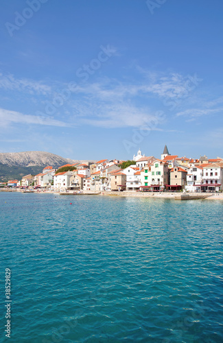 Fototapeta Naklejka Na Ścianę i Meble -  Urlaubsort Baska auf der Insel Krk in Kroatien