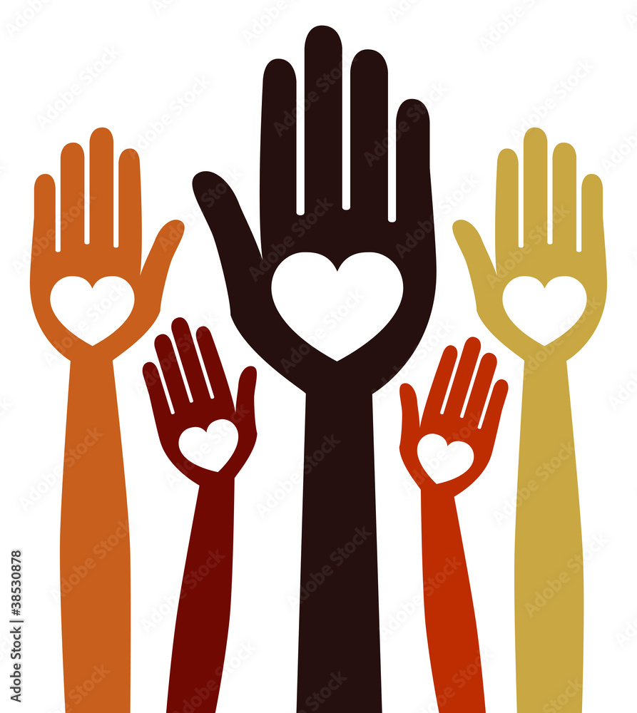 Obraz premium People united vector.