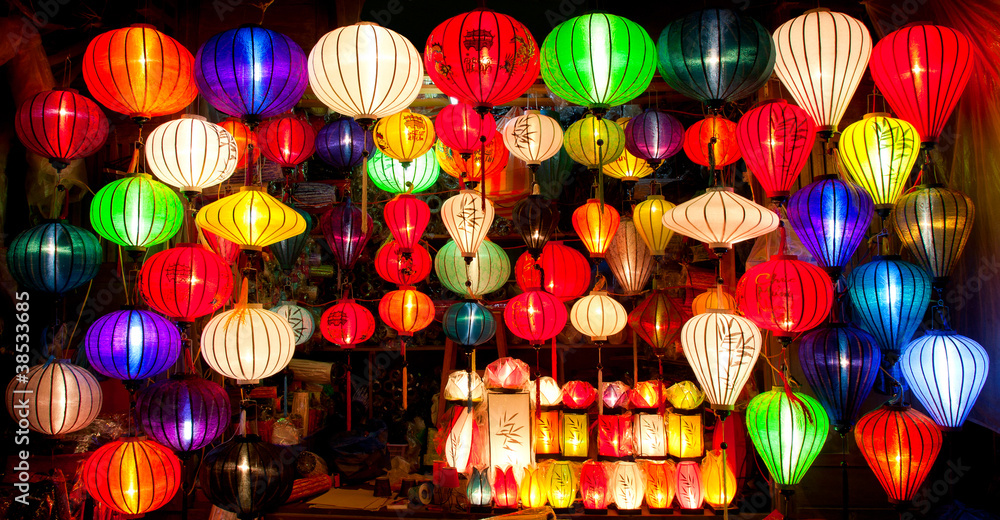 Obraz premium Silk lanterns