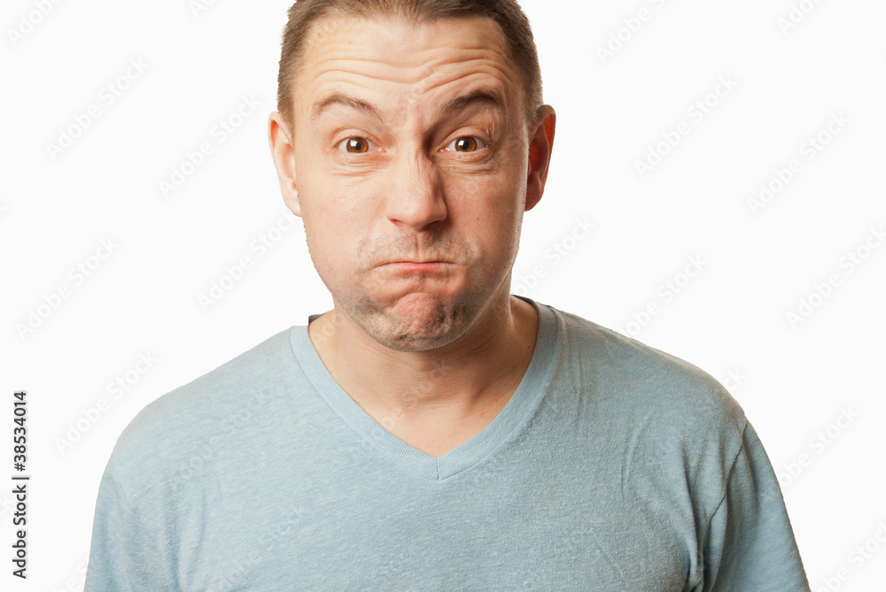 Obraz premium upset mad man