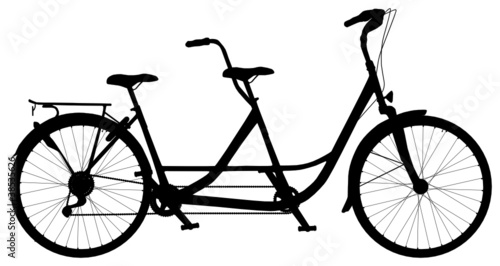 Tandem bicycle