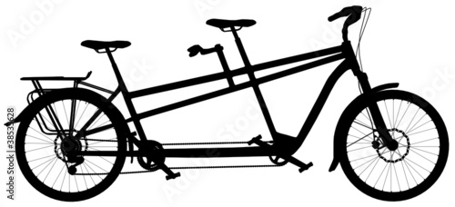 Tandem bicycle