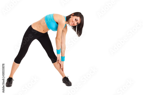 Fitness woman aerobics