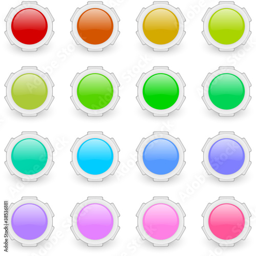 mechanic icons set