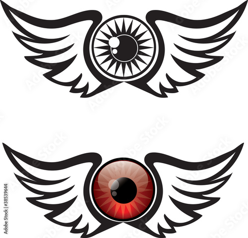 Winged Eye Illustration