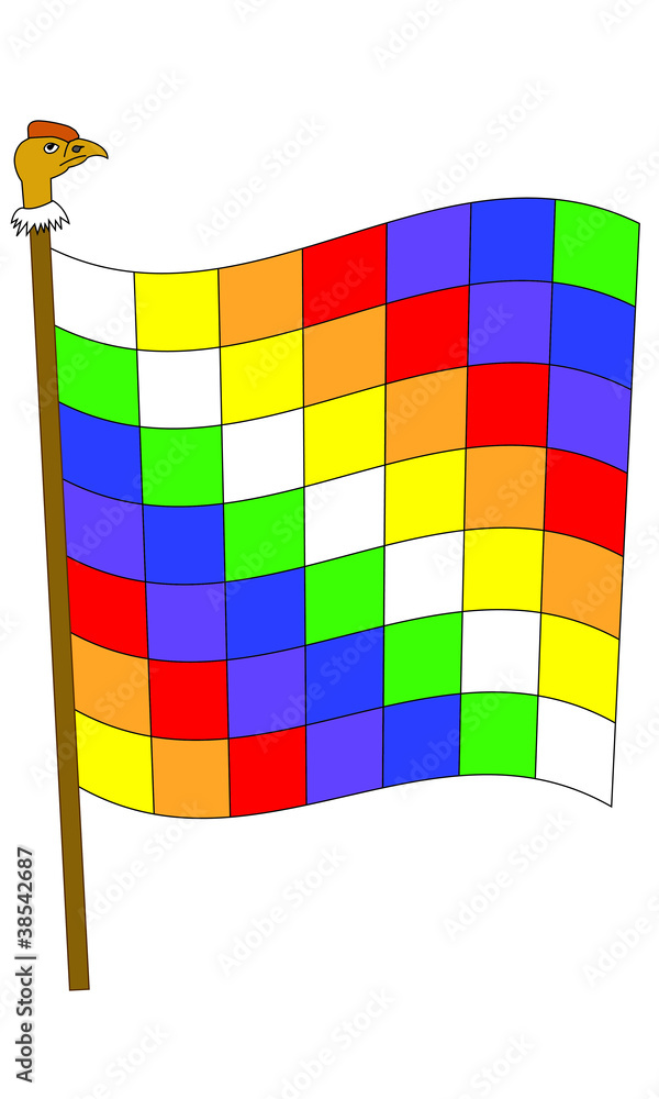 Whipala vector de Stock | Adobe Stock