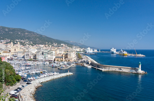 Bastia, Corse, port pêche plaisance commerce