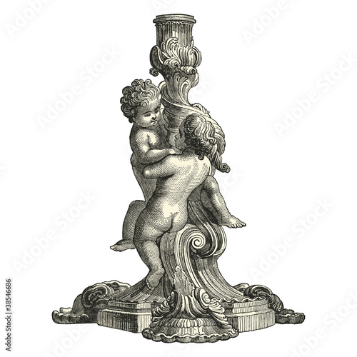 Flambeau XVIII e siècle