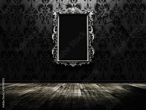 Fototapeta a beautiful vintage mirror