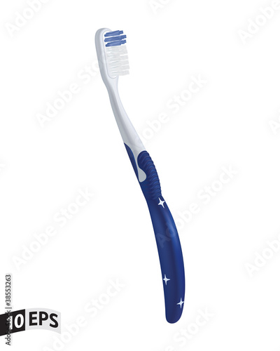 toothbrush vector