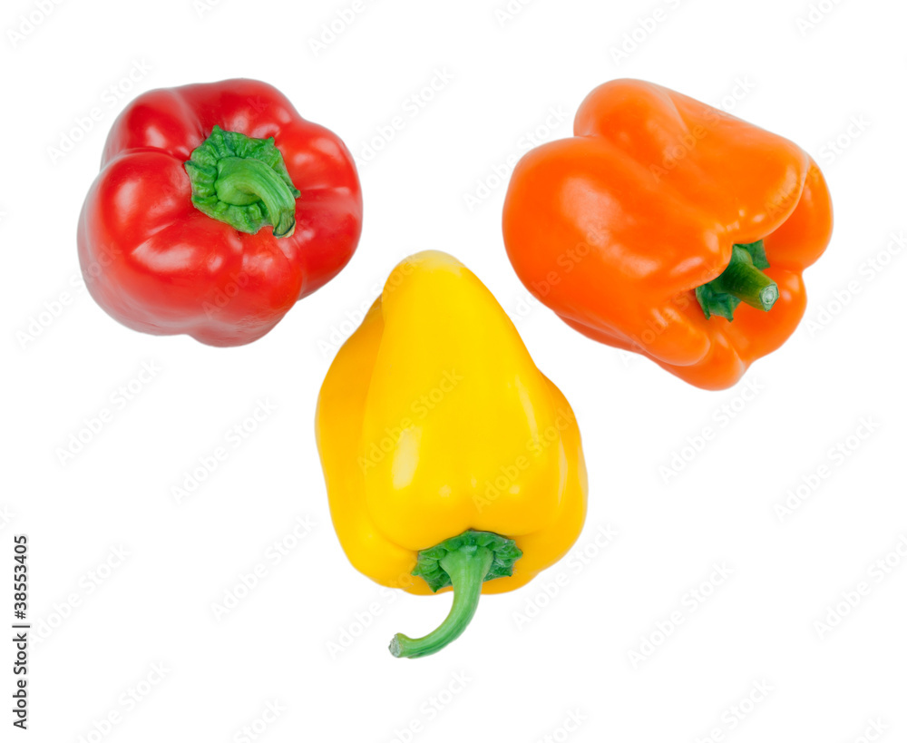 three Bulgarian pepper three Bulgarian pepper