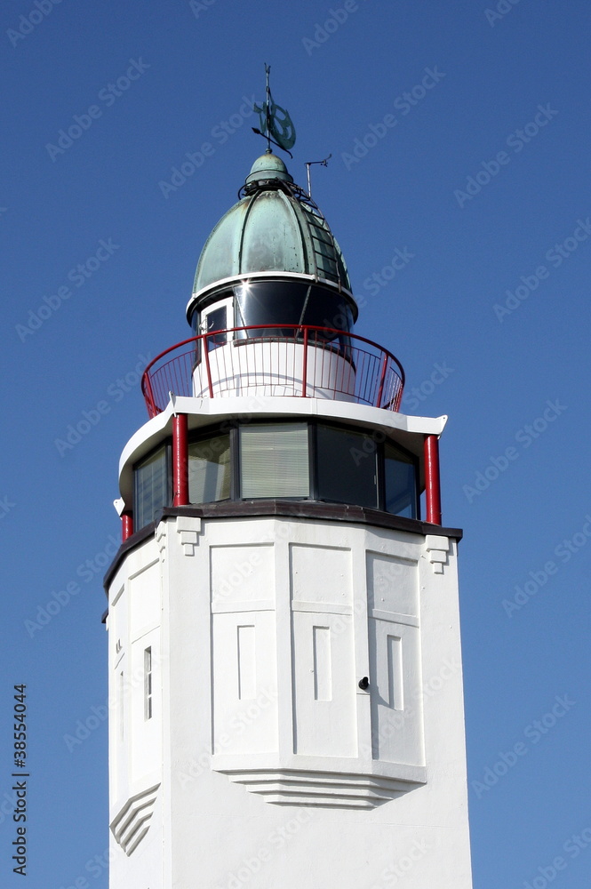 The tower of the lighthouse of Harlingen in the Netherlands