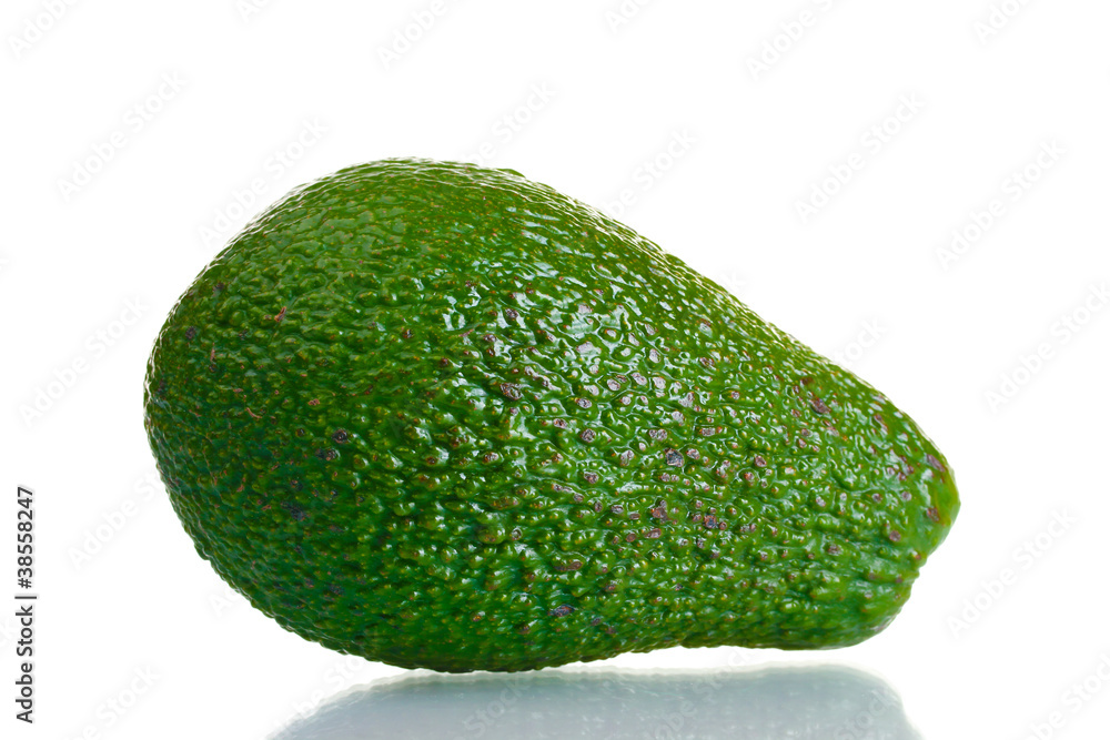 ripe avocado isolated on white ripe avocado isolated on white