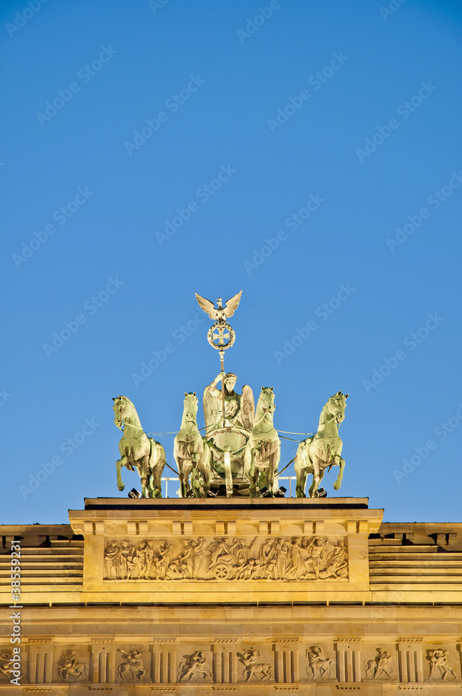 Obraz premium The Brandenburger Tor at Berlin, Germany
