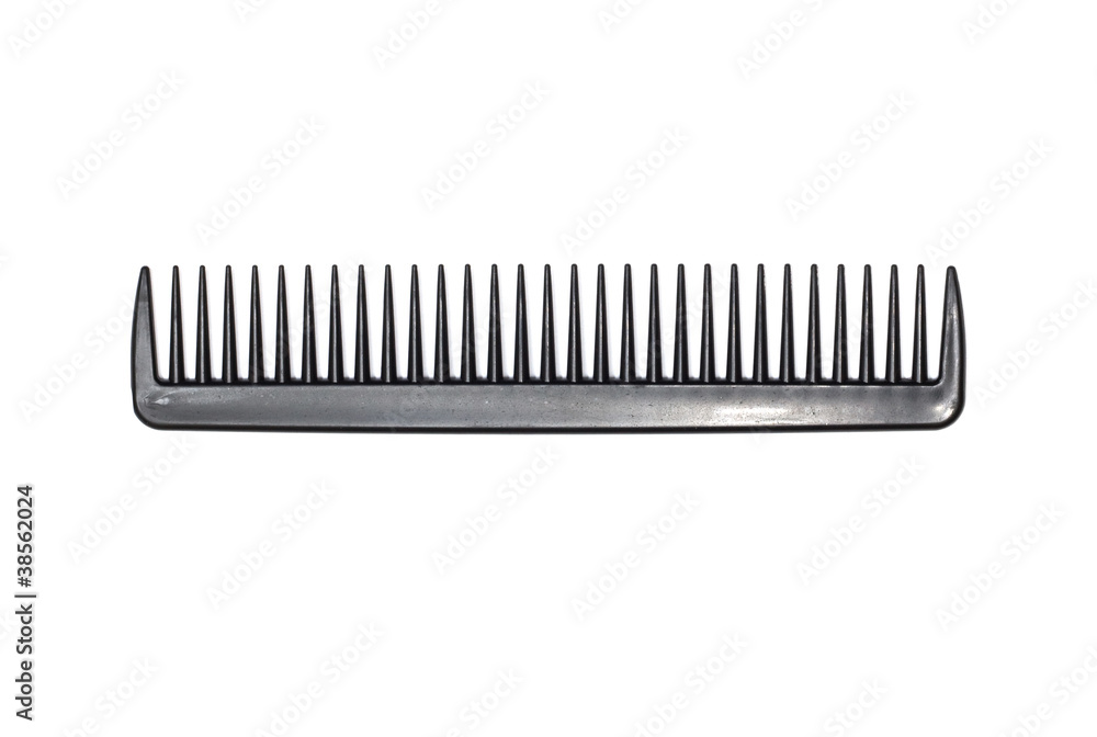 comb isolated on white close up look