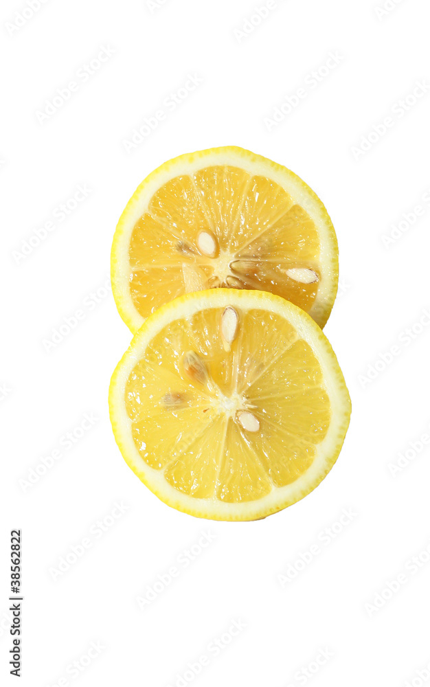 Lemon on the white background Lemon on the white background