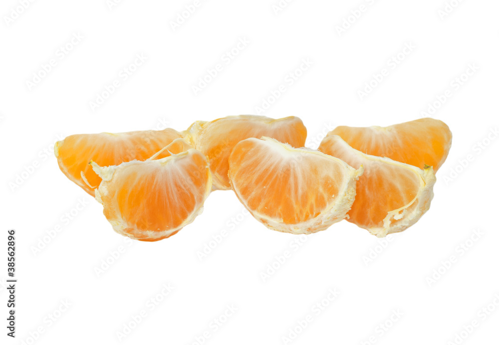 Segments of tangerine.