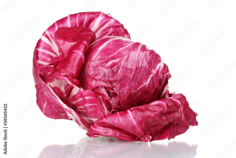 red cabbage isolated on white red cabbage isolated on white