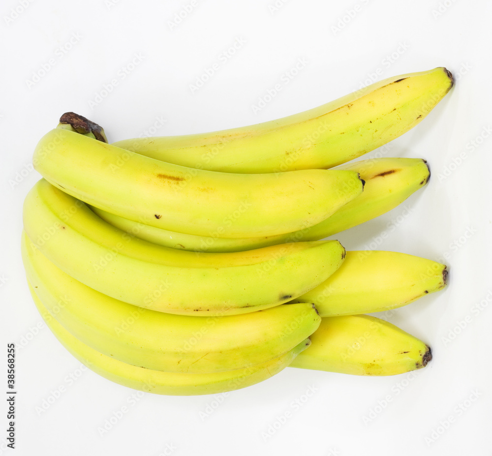 Ripe banana bunch