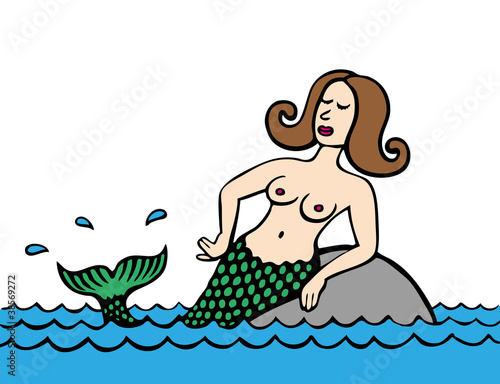 Topless Mermaid