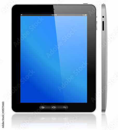 new Tablet PC - vector format