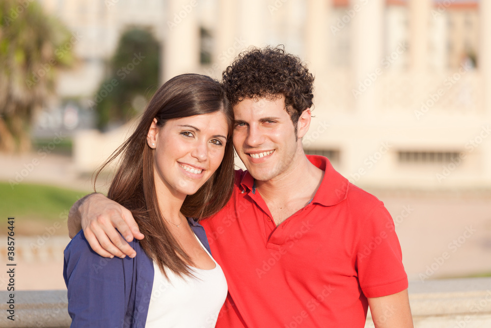 Obraz premium Happy Young Couple