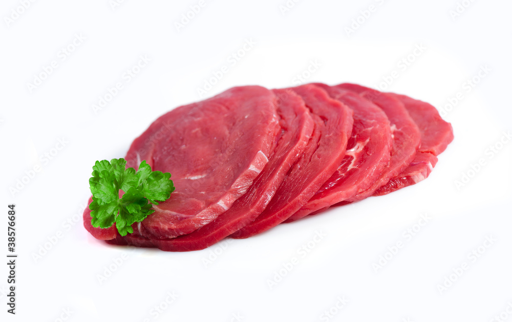 Obraz premium Rinderminutensteaks