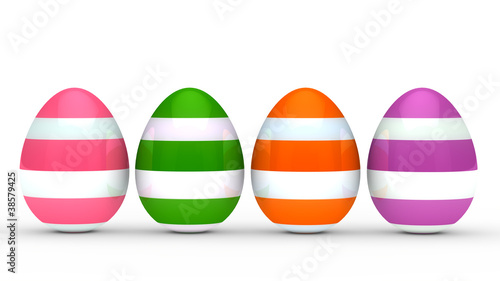 colorful eggs series photo