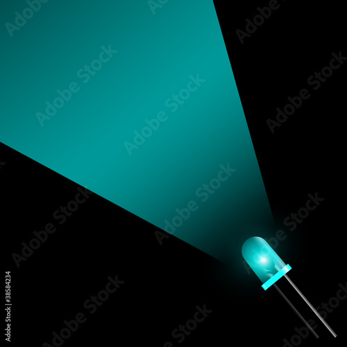 fascio led azzurro