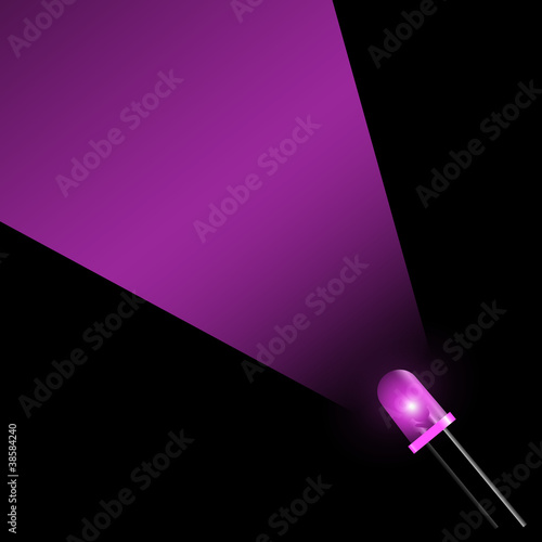 fascio led magenta