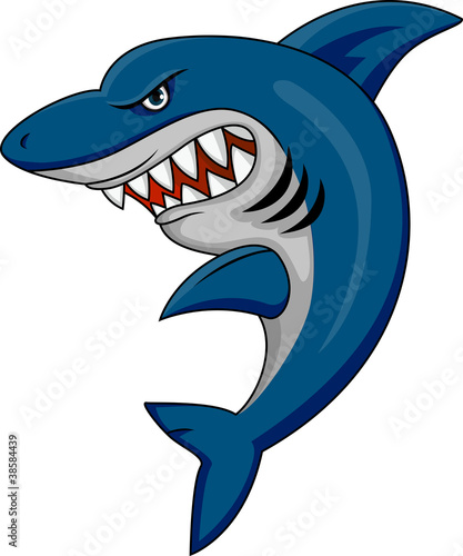 Angry shark