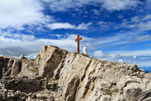 Dolomiti - Monte Castellazzo, passo Rolle photo