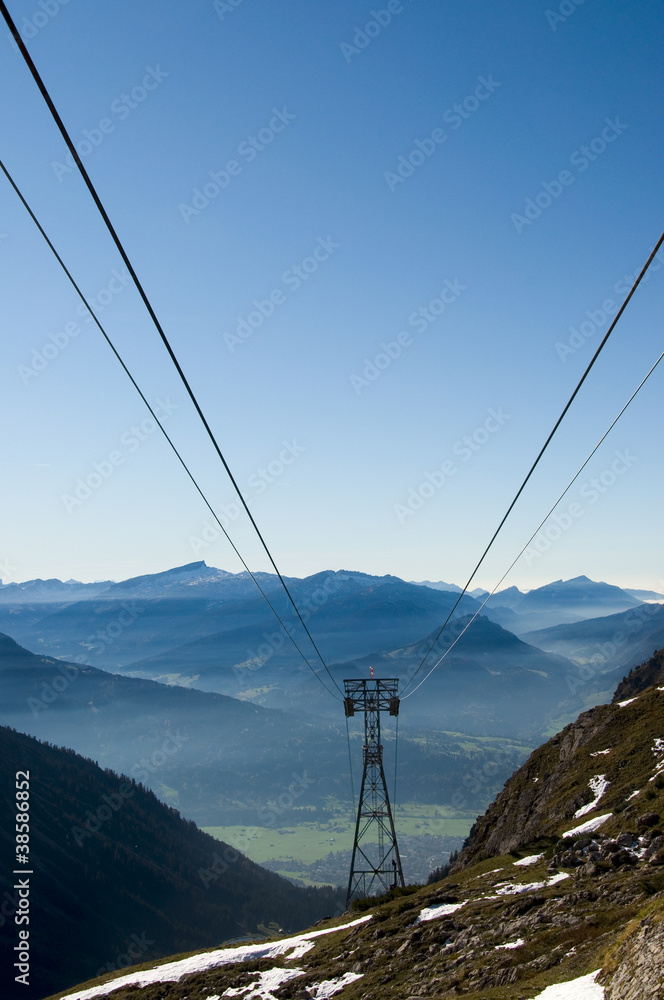 Seilbahn am Nebelhorn - Allgäuer Alpen - Deutschland