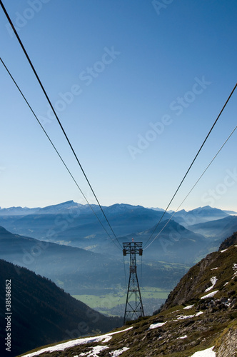 Seilbahn am Nebelhorn - Allgäuer Alpen - Deutschland photo