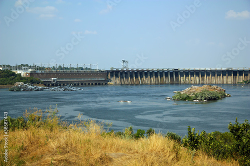Dnieper Hydroelectric Station, Zaporizhia, Ukraine