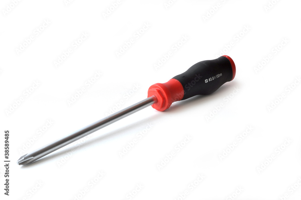 Screwdriver isolated on white Screwdriver isolated on white
