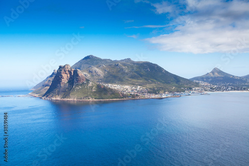 hout bay view from chapman's peak, south africa
