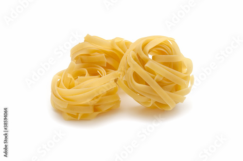 Italian pasta tagliatelle