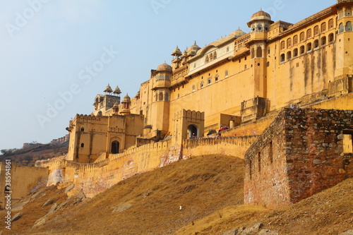 Amber Fort in Jaipur in India.