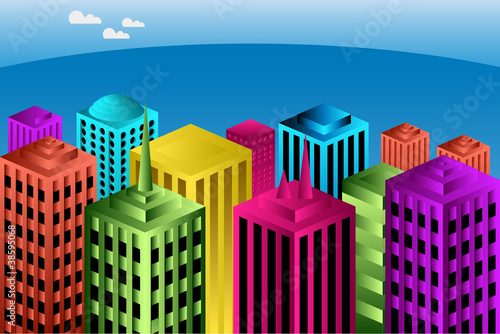Rainbow city