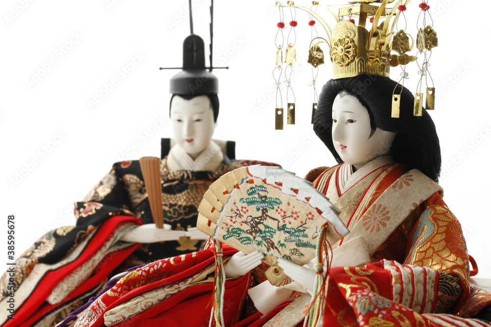 Naklejka premium 雛人形