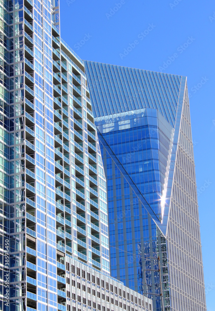 Obraz premium Glass buildings