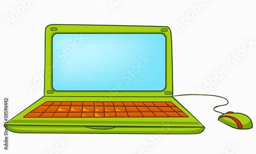 Cartoon Appliences Laptop