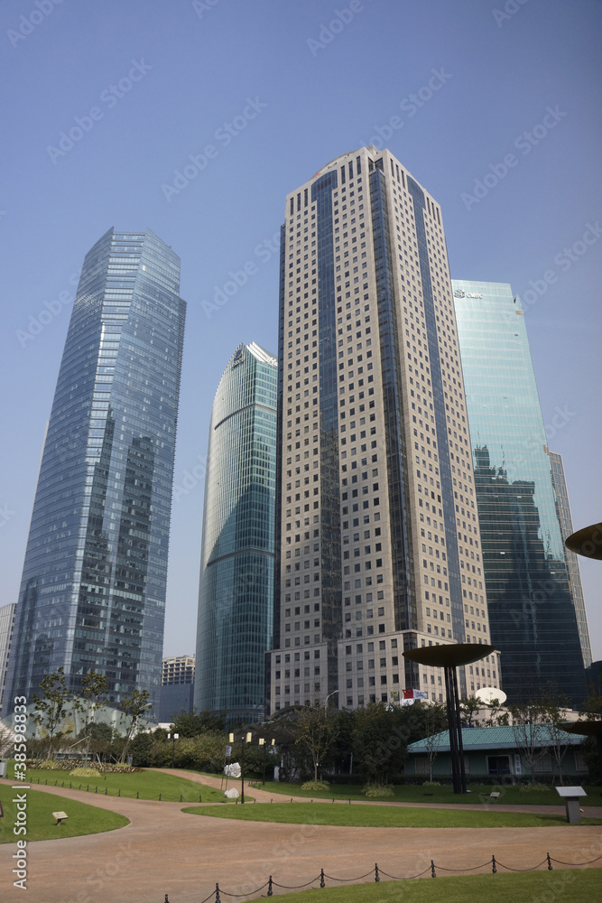 skyscrapers of pudong, shanghai