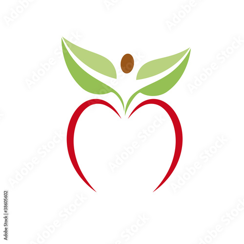 Logo apple. Opportunities for success # Vector