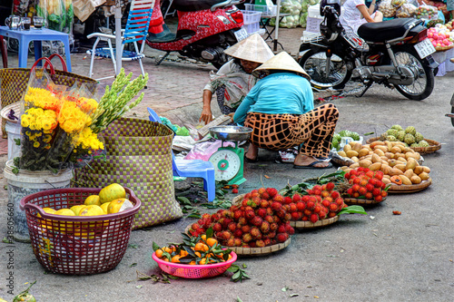 commerce de rue Dalat Vietnam