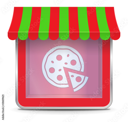 Pizzeria Store Button