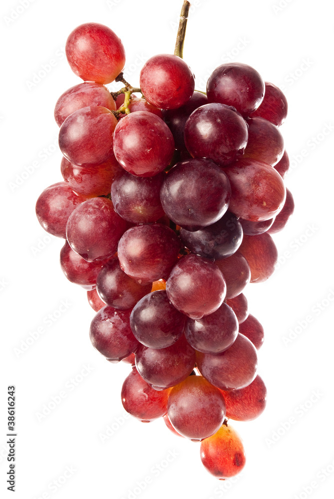 bunch of red grapes