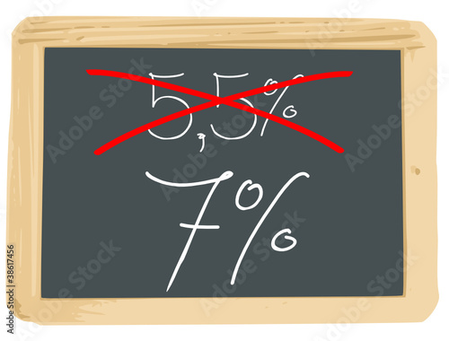 Ardoise Tva 7%